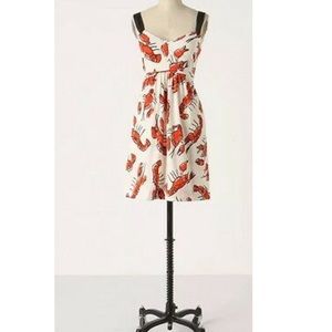 Anthro Edmé & Esyllte Lobster Sundress withPockets